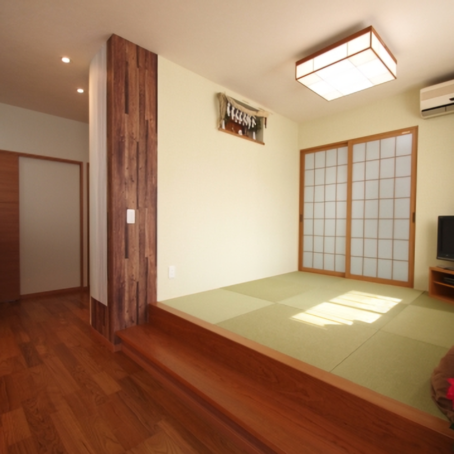 和室の収納棚を壁にして室内をすっきり 奈良県 ビセンリフォーム